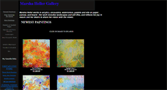 Desktop Screenshot of marshahellergallery.com